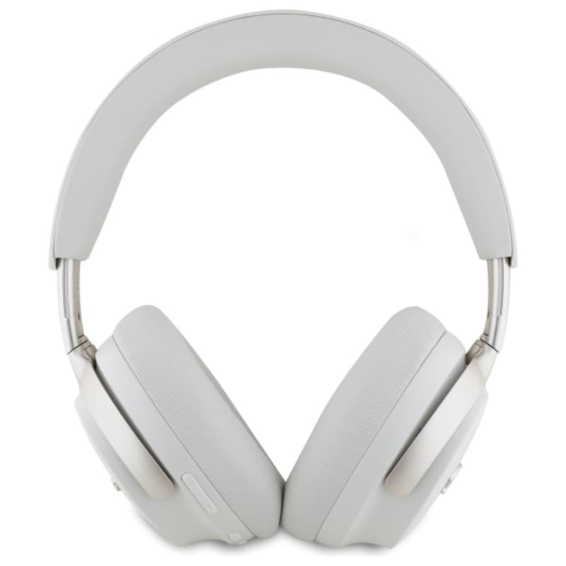 Guess Metal Script Logo - Wireless Over-Ear Bluetooth Headphones ANC + ENC (beige) 3