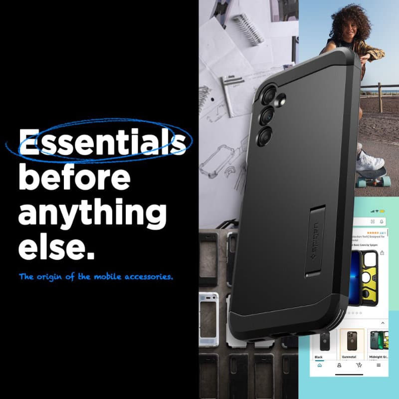 Spigen Tough Armor - Case for Samsung Galaxy A14 5G (Black) 5