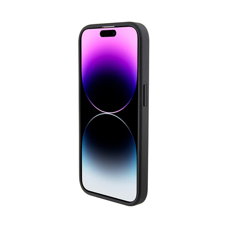 Mercedes Leather Wave Pattern - Case for iPhone 15 Pro (Black) 5