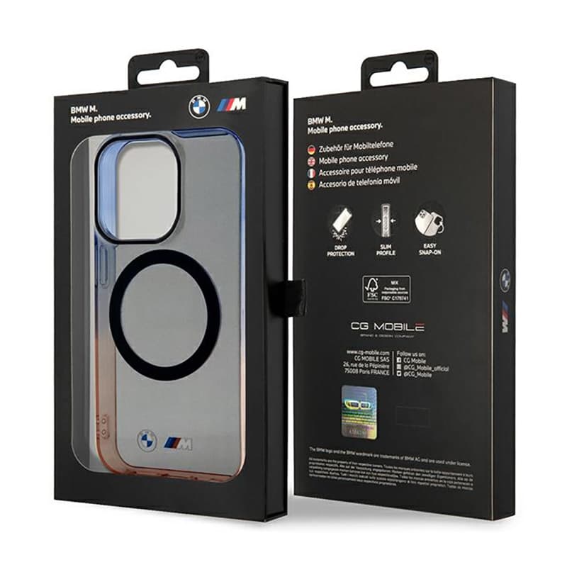 BMW Gradient Bumper MagSafe - Case for iPhone 14 Pro (Grey) 8