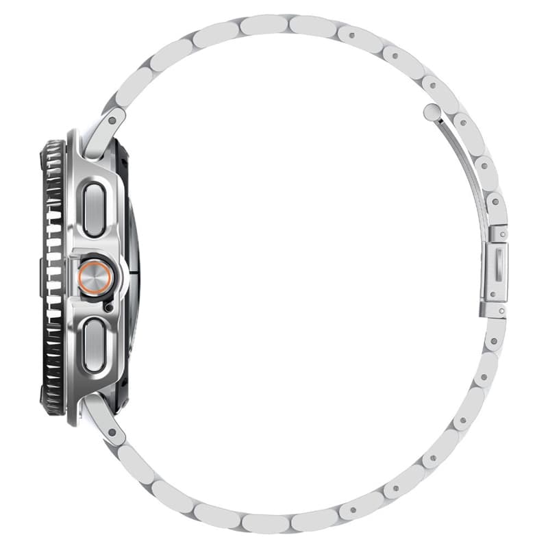 Spigen Bezel Tune Pro Pilot - Case / Protective Ring for Samsung Galaxy Watch 8 Classic 46 mm (Silver) 7