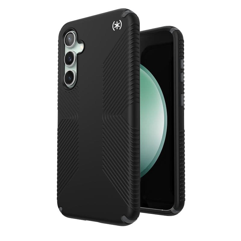Speck Presidio2 Grip - Samsung Galaxy S23 FE Case (Black/Black/White) 8