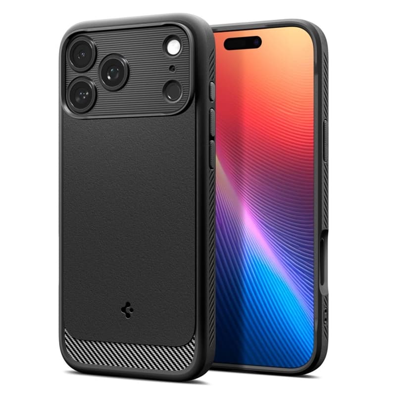 Spigen Rugged Armor Mag MagSafe - Case for iPhone 17 Pro (Matte Black) 1