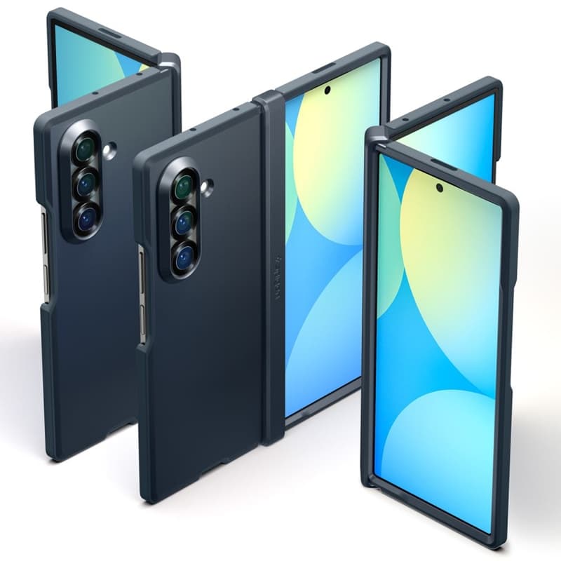 Spigen Tough Armor Pro Mag MagSafe - Case for Samsung Galaxy Z Fold 7 (Metal Slate) 7