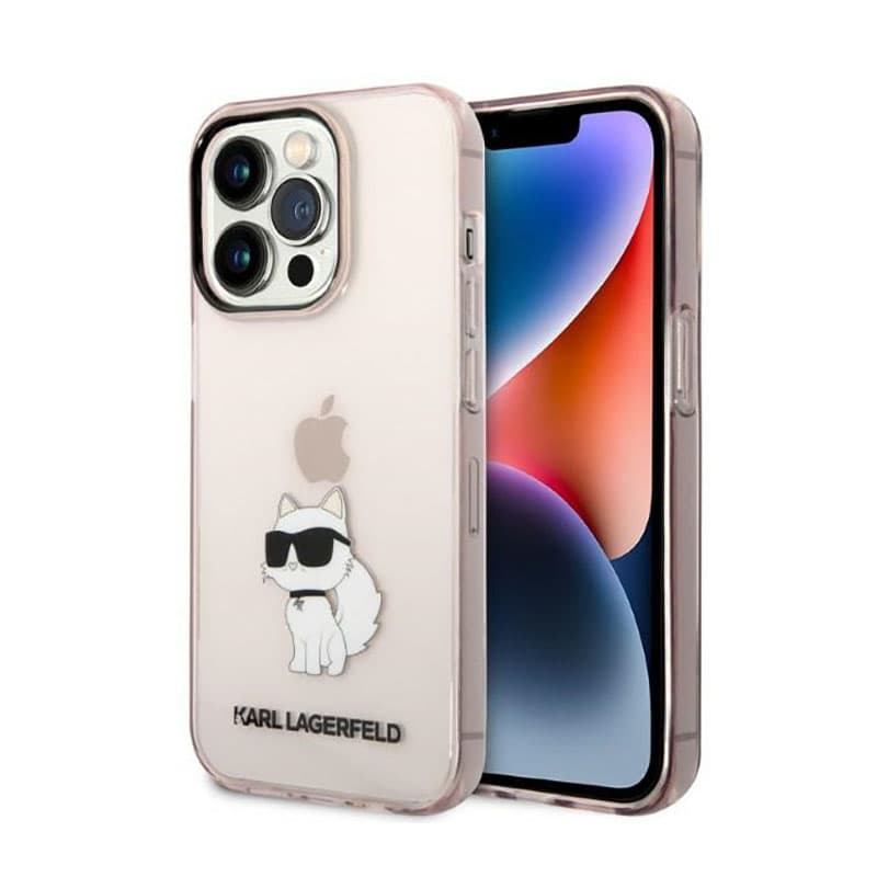 Karl Lagerfeld IML NFT Choupette - Case for iPhone 14 Pro (Pink) 1