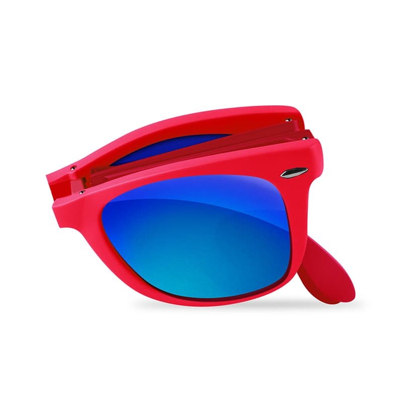 PURO Sunny Kit - Case set for iPhone SE (2022/2020) / 8/7 + foldable sunglasses (red) 3