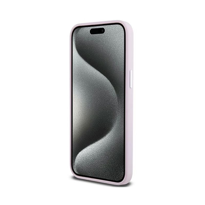 DKNY Liquid Silicone Small Metal Logo MagSafe - Case fro iPhone 14 Pro Max (pink) 5