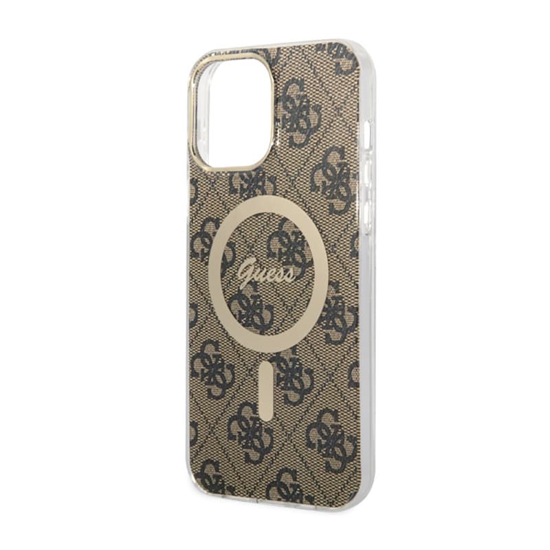 Guess 4G MagSafe - Case for iPhone 13 Pro Max (Brown) 6