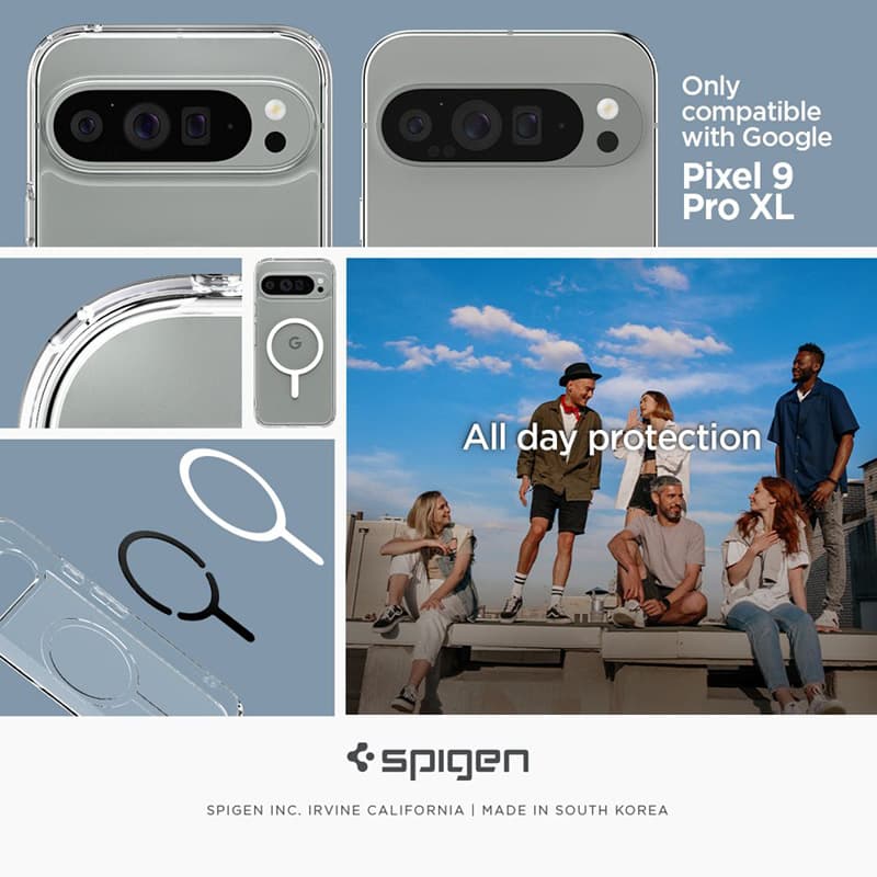 Spigen Ultra Hybrid OneTap Ring MagSafe - Case for Google Pixel 9 Pro XL (White) 8