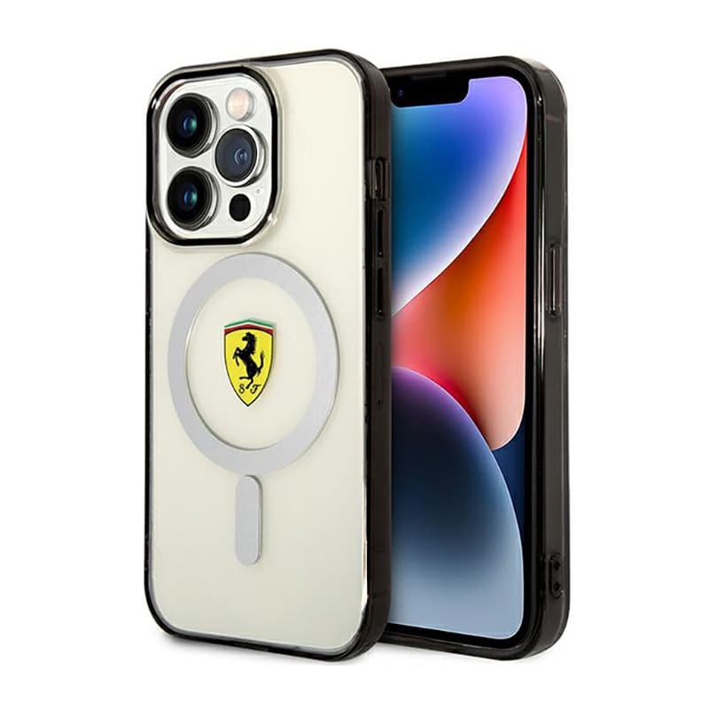 Ferrari Outline Magsafe - Case for iPhone 14 Pro (Transparent) 1