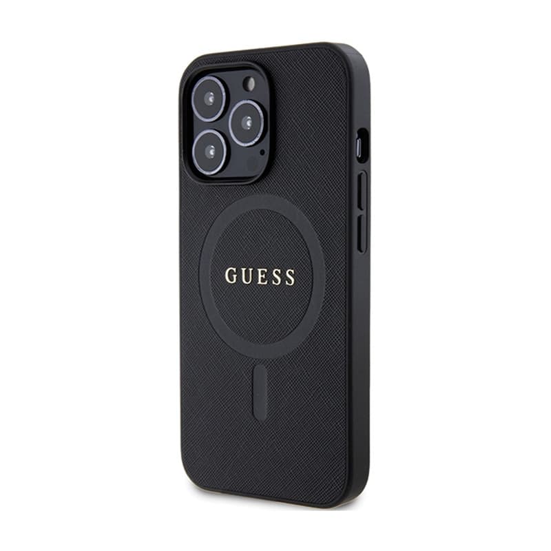 Guess Saffiano MagSafe - Case for iPhone 13 Pro (black) 2