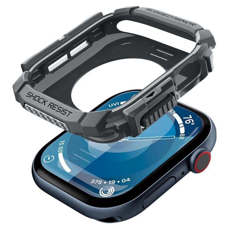 Spigen Rugged Armor - Case for Apple Watch 10 46 mm (Dark Grey) 7