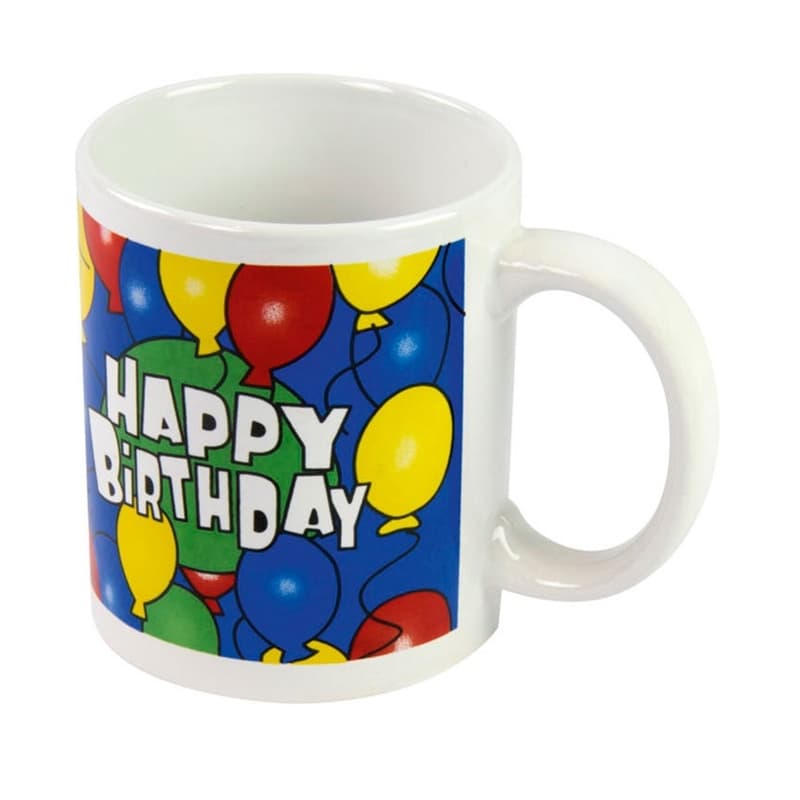 Ceramic birthday mug 300ml (Blue) 2