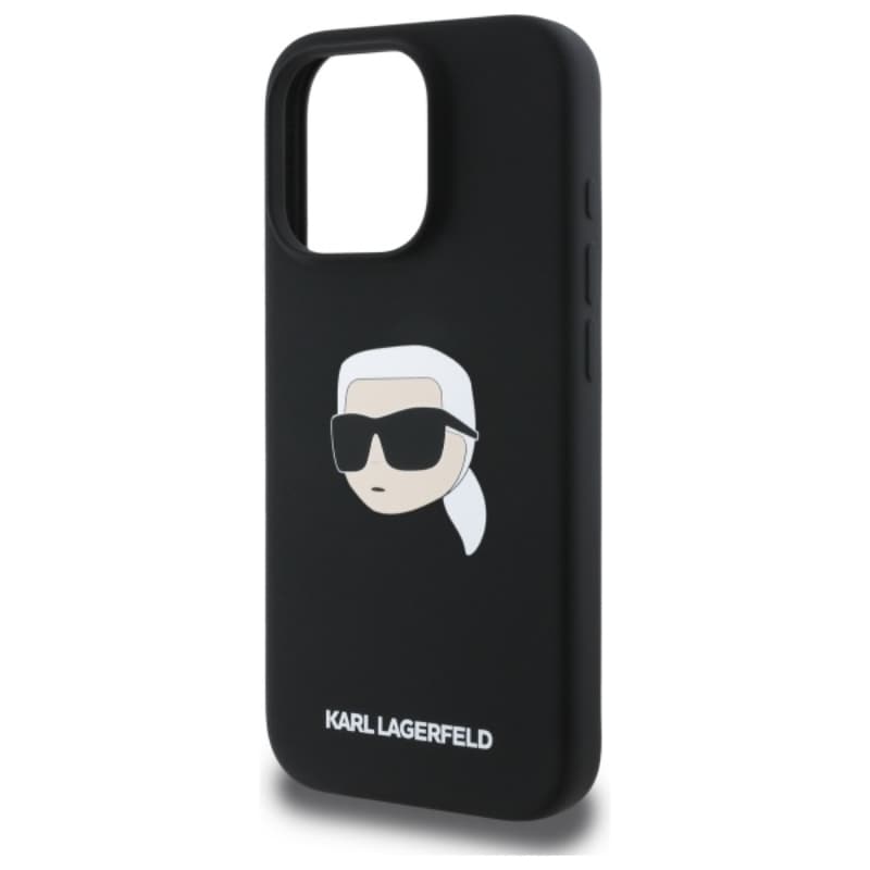 Karl Lagerfeld Silicone Karl Head Print MagSafe - Case iPhone 16 Pro (black) 6