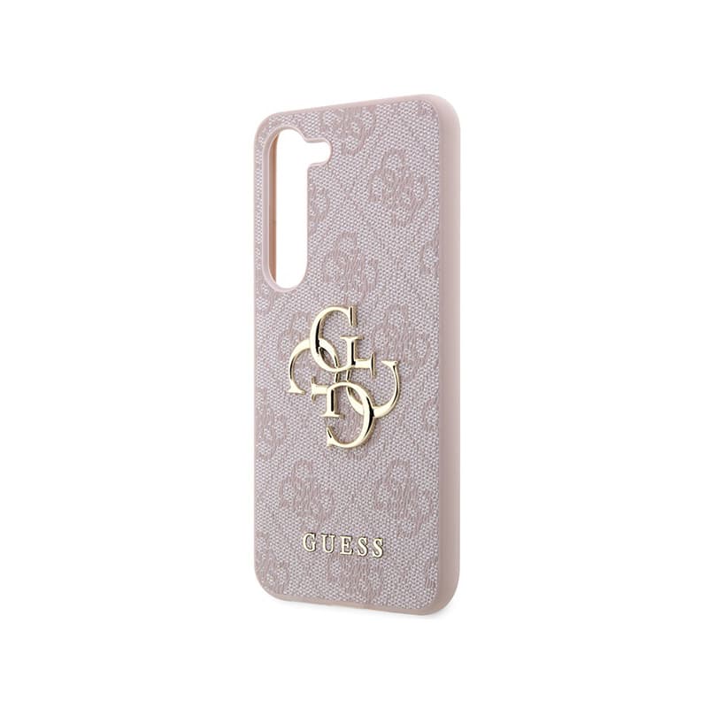 Guess 4G Big Metal Logo - Case for Samsung Galaxy S23 (Pink) 6