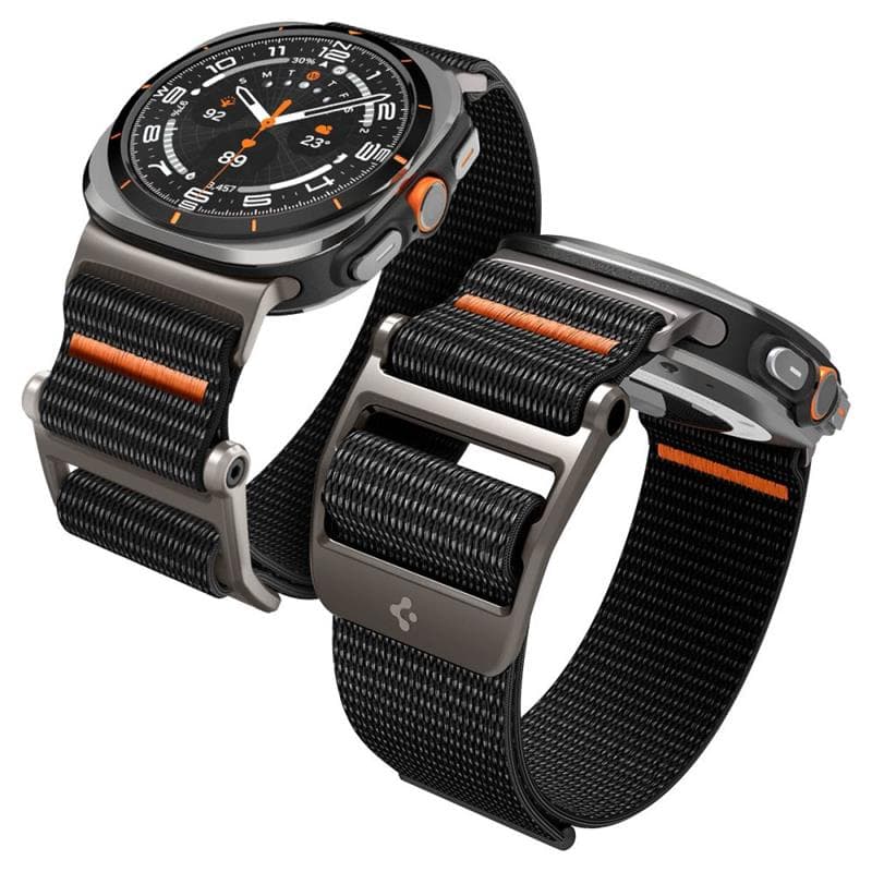 Spigen DuraPro Flex - Strap for Samsung Galaxy Watch Ultra 47 mm (2025/2024) (Black) 2