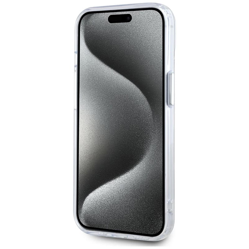 Karl Lagerfeld IML Metal Karl Head MagSafe - Case for iPhone 15 Plus (white) 5