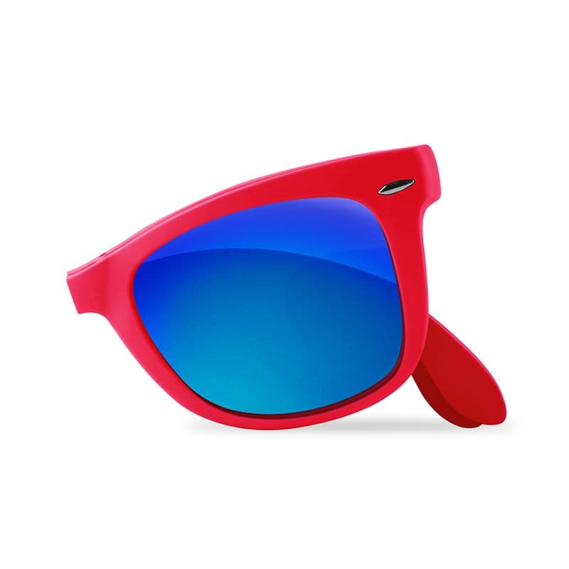 PURO Sunny Kit - Case set for iPhone SE (2022/2020) / 8/7 + foldable sunglasses (red) 4