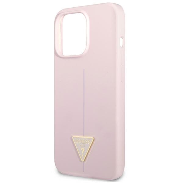 Guess Silicone Triangle Logo - Cover iPhone 13 Pro Max(Purple) 7