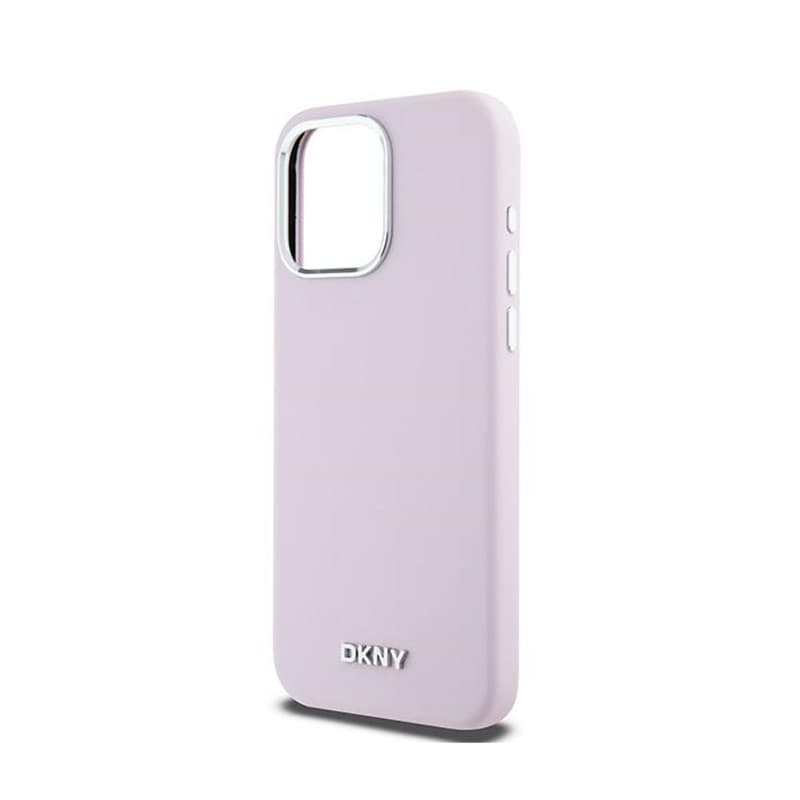 DKNY Liquid Silicone Small Metal Logo MagSafe - Case fro iPhone 14 Pro Max (pink) 6