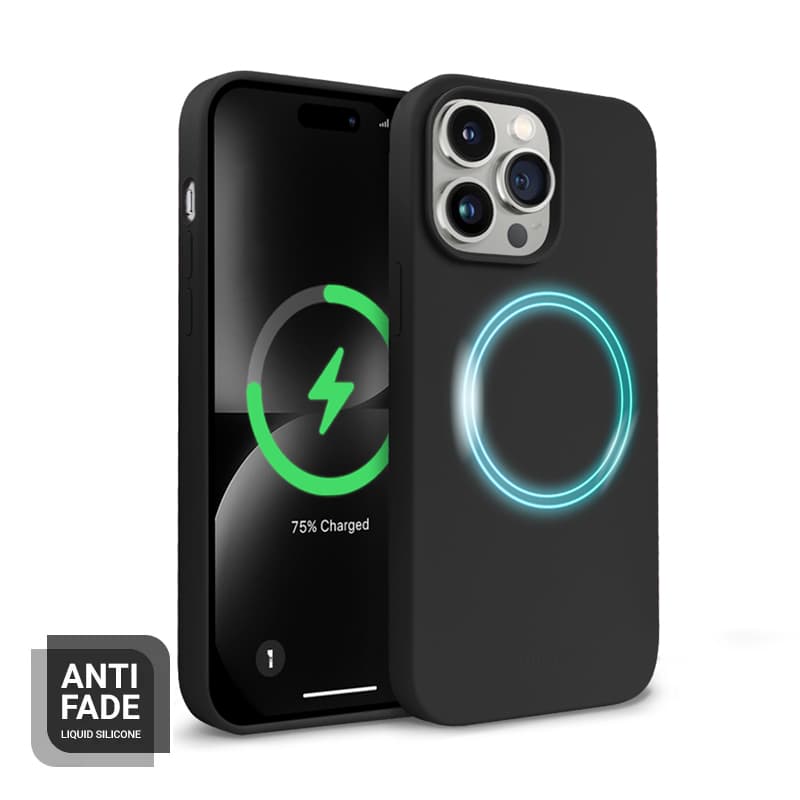 Crong Color Cover Magnetic - iPhone 14 Pro MagSafe Case (Black) 2