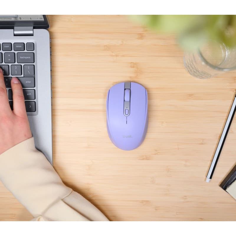 Trust Ozaa - Wireless Optical Mouse (Purple) 8