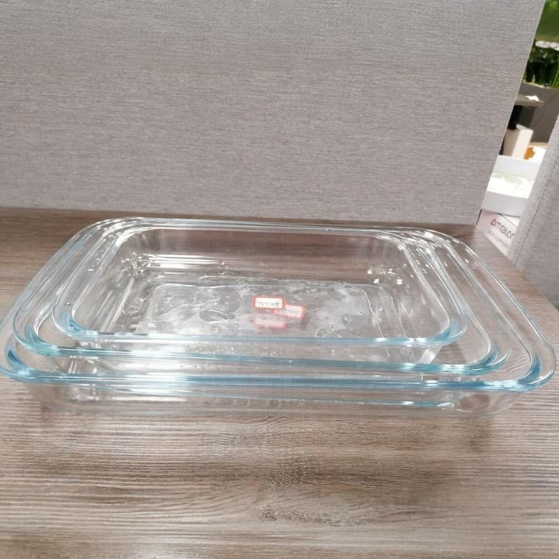 Alpina - Set of glass ovenproof dishes (3 pieces) 8