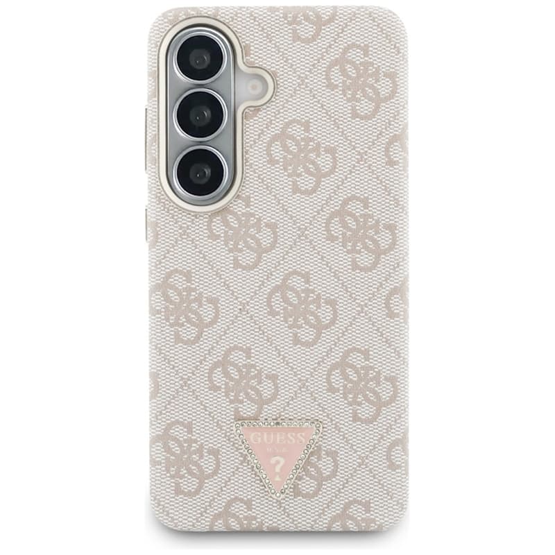 Guess 4G Triangle Logo MagSafe - Samsung Galaxy S26 Case (Pink) 3