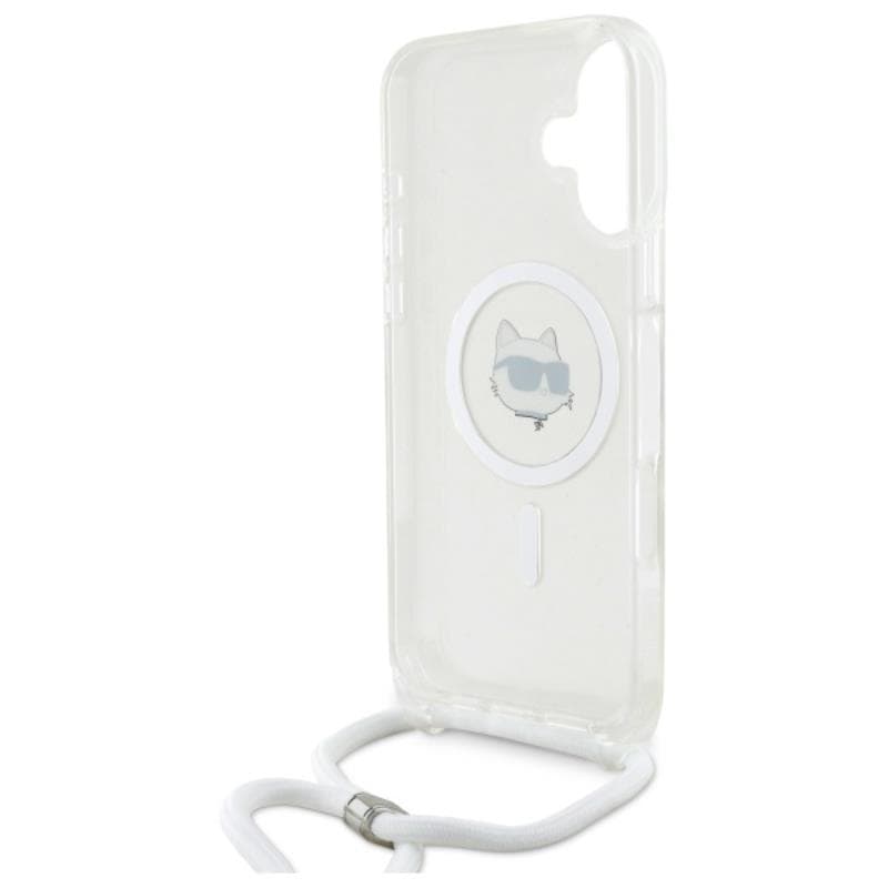 Karl Lagerfeld IML Choupette Head & Cord MagSafe - Case for iPhone 16 (transparent) 6