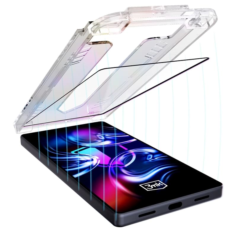 3mk HardGlass Max - Tempered Glass for Samsung Galaxy A16 4G/5G / A17 4G/5G (Black) 7
