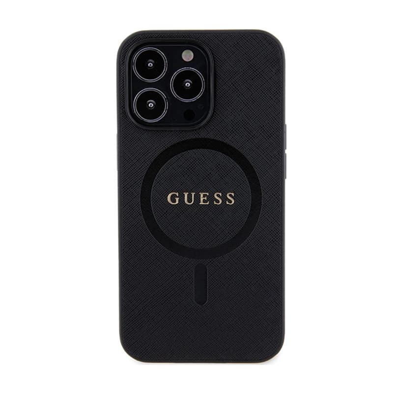Guess Saffiano MagSafe - Case for iPhone 13 Pro (black) 3
