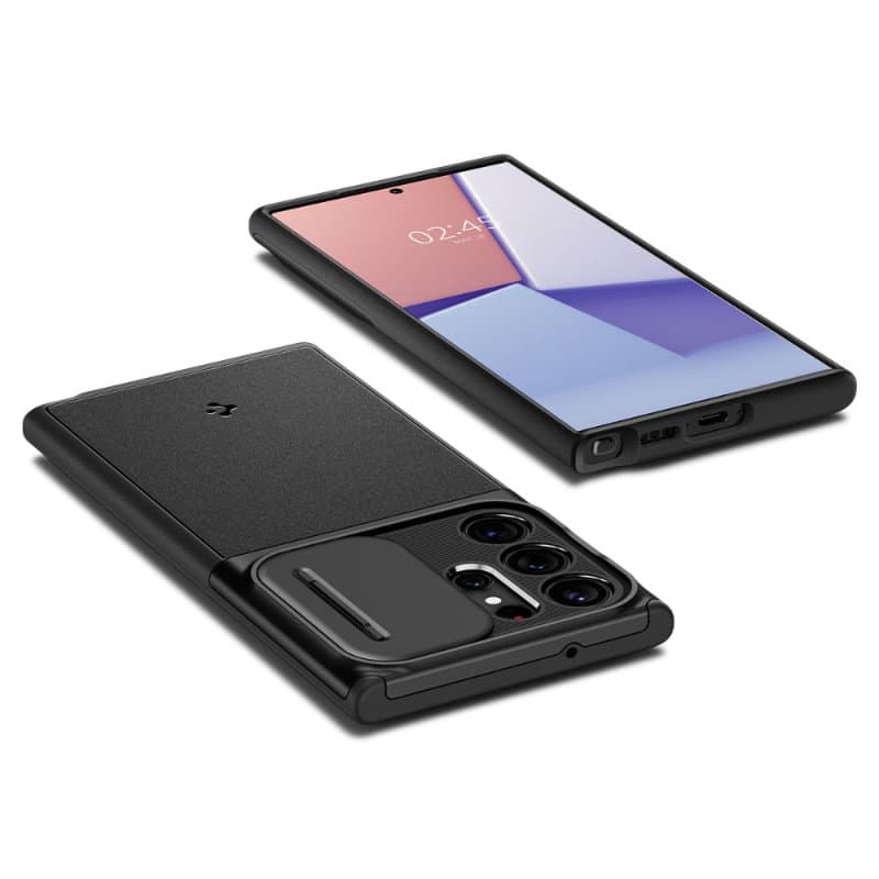 Spigen Optik Armor - Case for Samsung Galaxy S23 Ultra (Black) 8