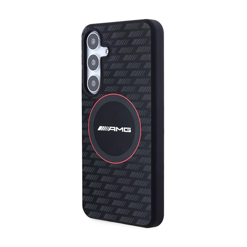 AMG Silicone Carbon Pattern MagSafe - Case for Samsung Galaxy S24+ (black) 2