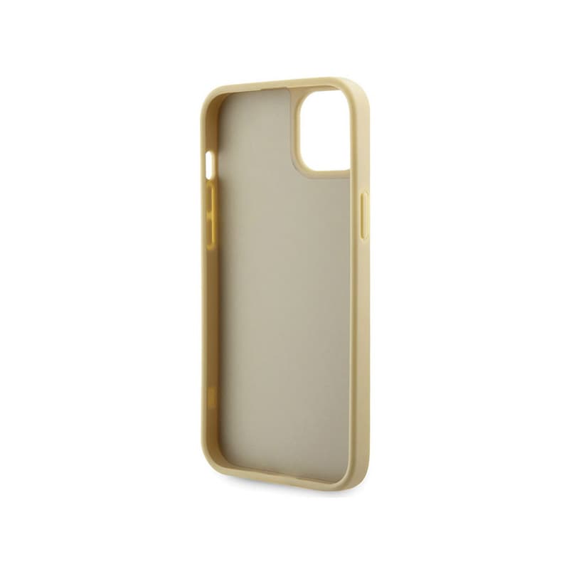 Guess Rhinestone Triangle - Case for iPhone 14 (Gold) 7