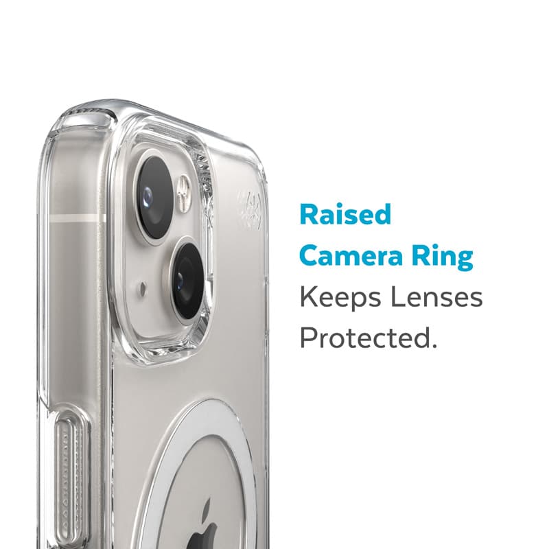 Speck Presidio Perfect-Clear + MagSafe - iPhone 15 Plus / iPhone 14 Plus Case (Clear) 8