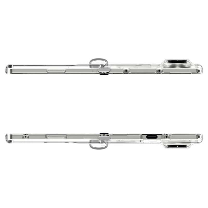 Spigen Ultra Hybrid Pro Mag MagSafe - Case for Samsung Galaxy Z Fold 7 (Clear/White) 7