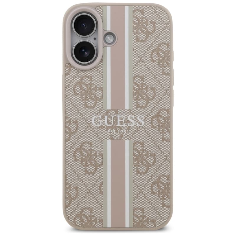 Guess 4G Printed Stripes MagSafe - Case iPhone 17 (pink) 3