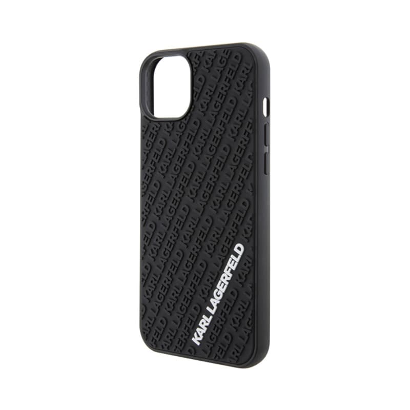 Karl Lagerfeld 3D Rubber Multi Logo - Case for iPhone 15 Plus (black) 6