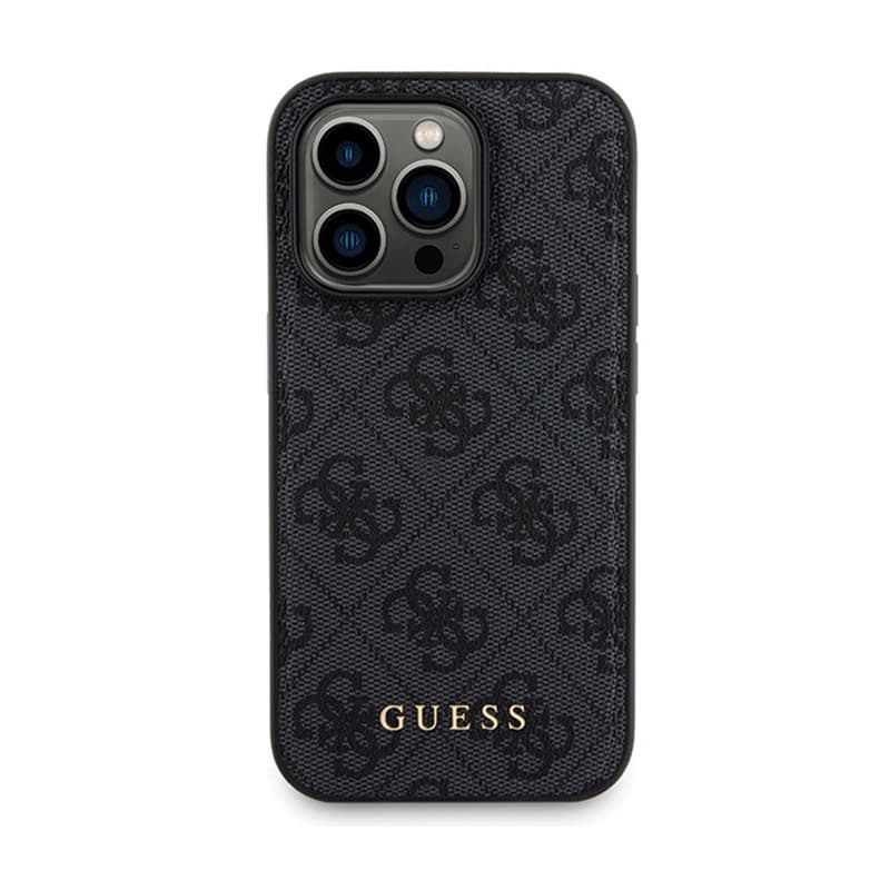 Guess Bundle Pack MagSafe 4G Metal Gold Logo - Case set + Power Bank 5000mAh MagSafe iPhone 14 Pro Max (black) 3