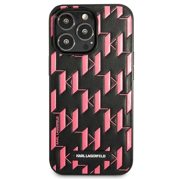 Karl Lagerfeld Monogram Plaque - Cover for iPhone 13 Pro  3