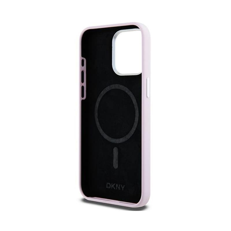 DKNY Liquid Silicone Small Metal Logo MagSafe - Case fro iPhone 14 Pro Max (pink) 7