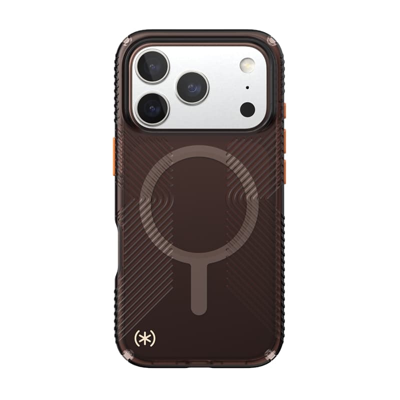 Speck Presidio Lux Grip MagSafe - iPhone 17 Pro Case (Luxury Shade Matte / Orange) 8