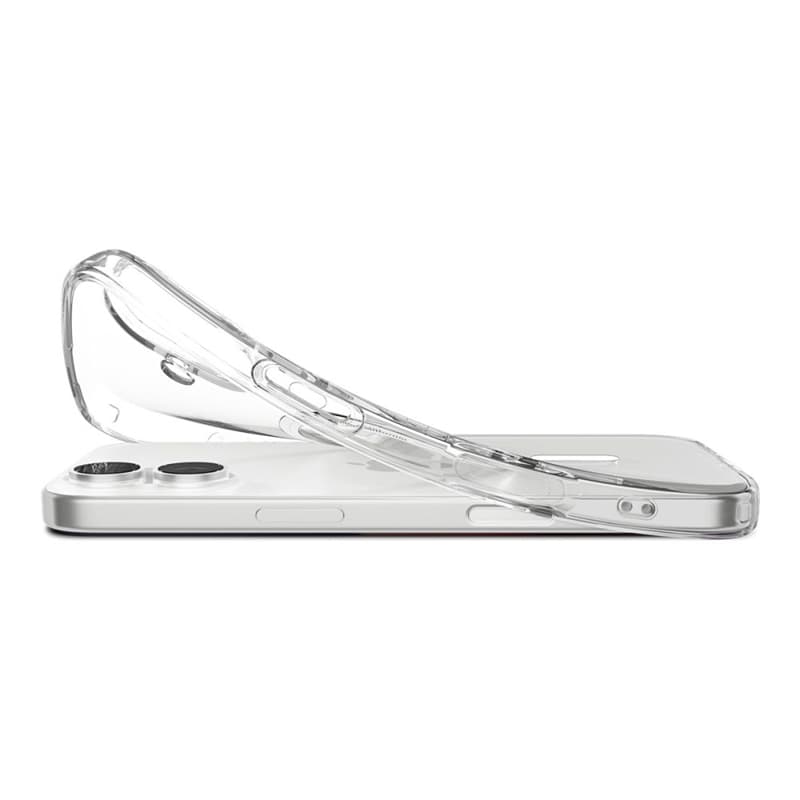 Spigen Liquid Crystal Mag MagSafe - Case for iPhone 17 (Clear/White) 6