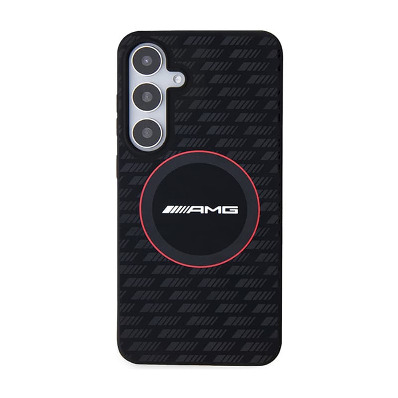 AMG Silicone Carbon Pattern MagSafe - Case for Samsung Galaxy S24+ (black) 3