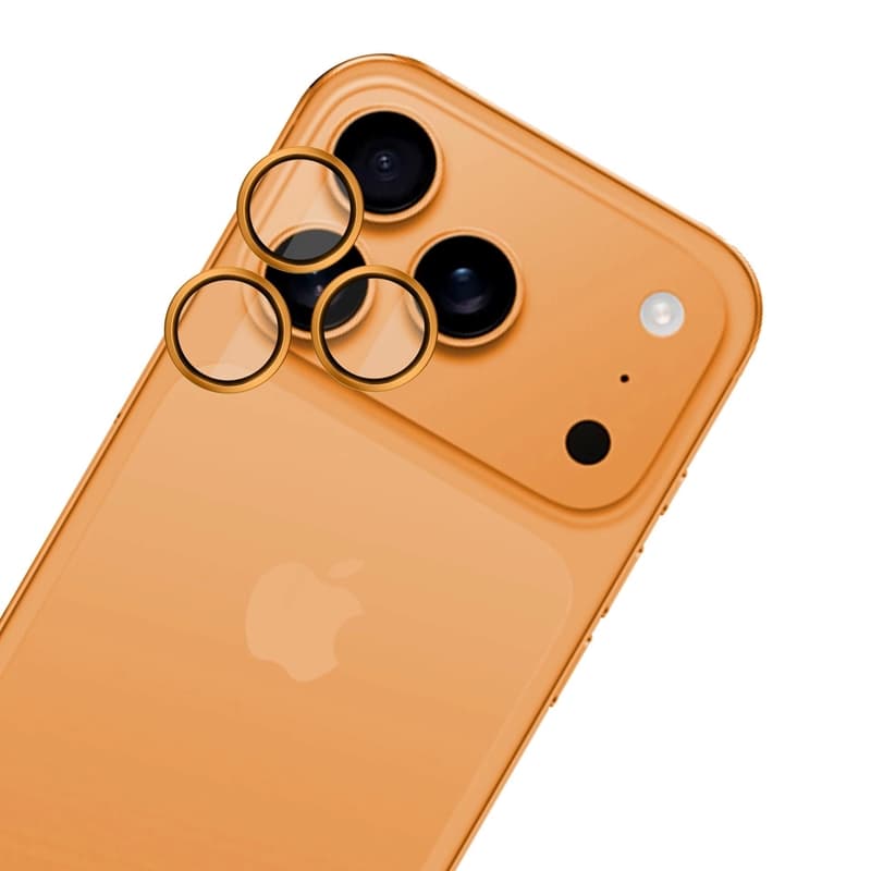 3mk HARDY Lens Protection Pro - Camera Lens Glass for iPhone 17 Pro / iPhone 17 Pro Max (Orange) 8