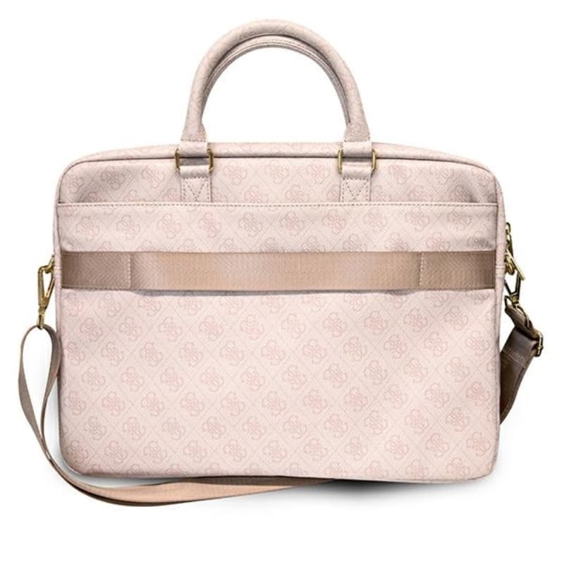 Guess 4G Big Metal Logo Computer Bag - Bag for notebook 15" / 16" (Pink) 3