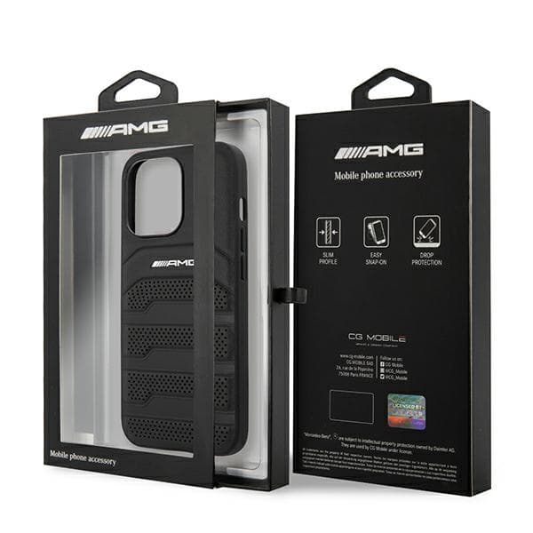 AMG Debossed Lines - Case for iPhone 14 Pro Max (Black) 8
