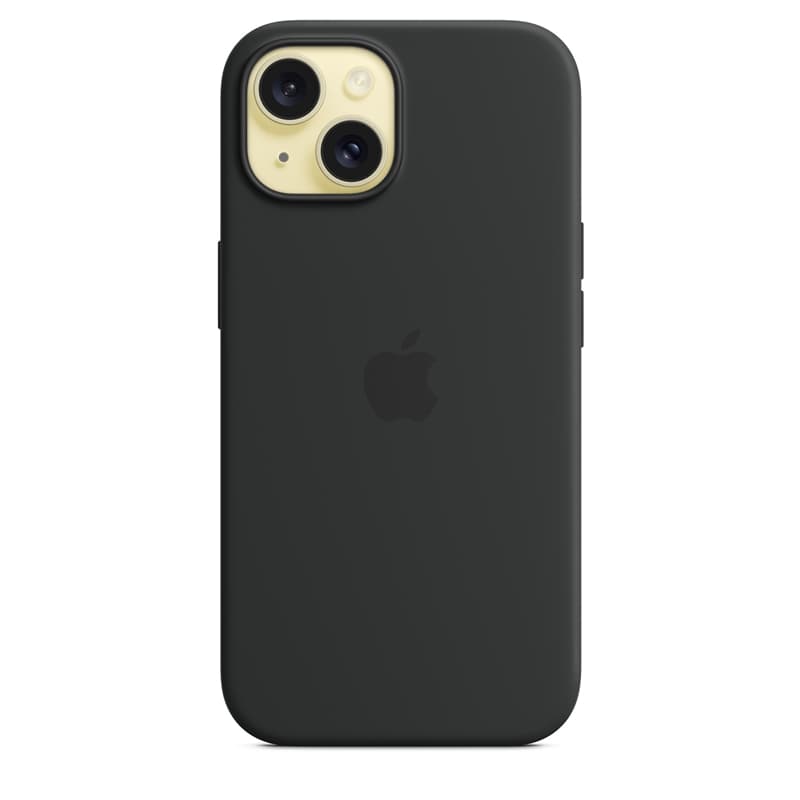 Apple Silicone Case – Silicone Case with MagSafe for iPhone 15 (Black) 3