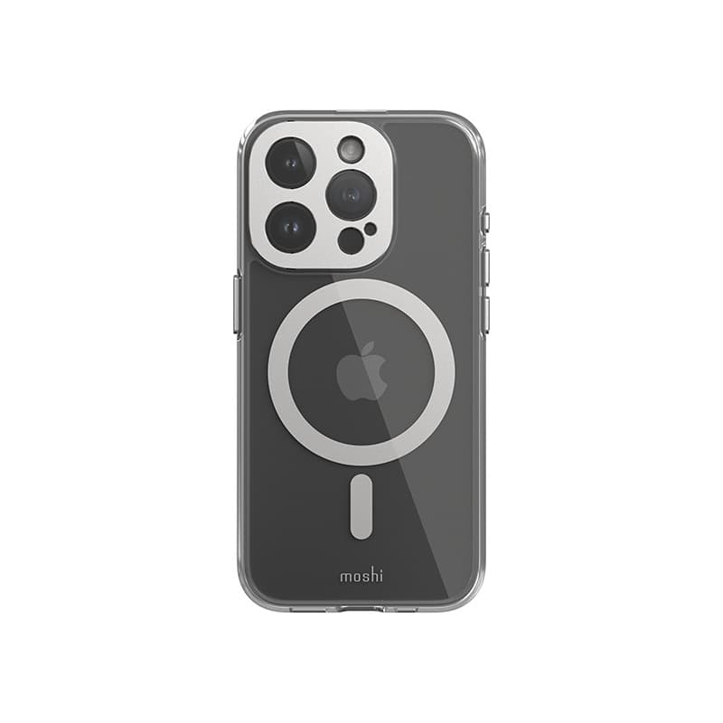 Moshi iGlaze MagSafe - Case for iPhone 15 Pro (Luna Silver) 1