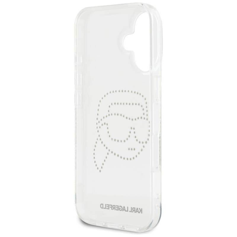 Karl Lagerfeld IML Rhinestones Karl Head - Case for iPhone 16 (transparent) 7